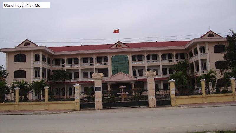Ubnd Huyện Yên Mô