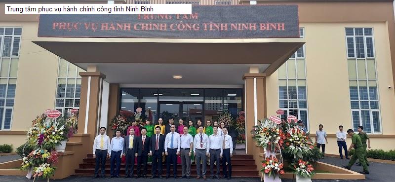 Trung tâm phục vụ hành chính công tỉnh Ninh Bình