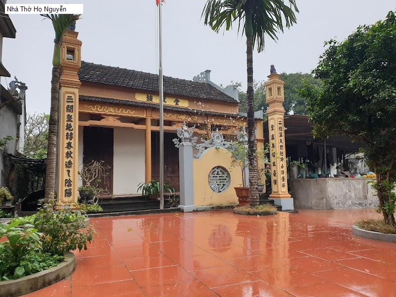 Nhà Thờ Họ Nguyễn